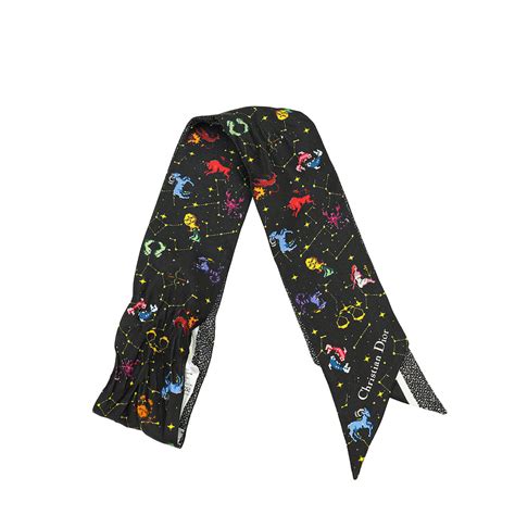 dior zodiac pixel|Dior Zodiac Pixel Mitzah Scarf Black Multicolor Silk Twill.